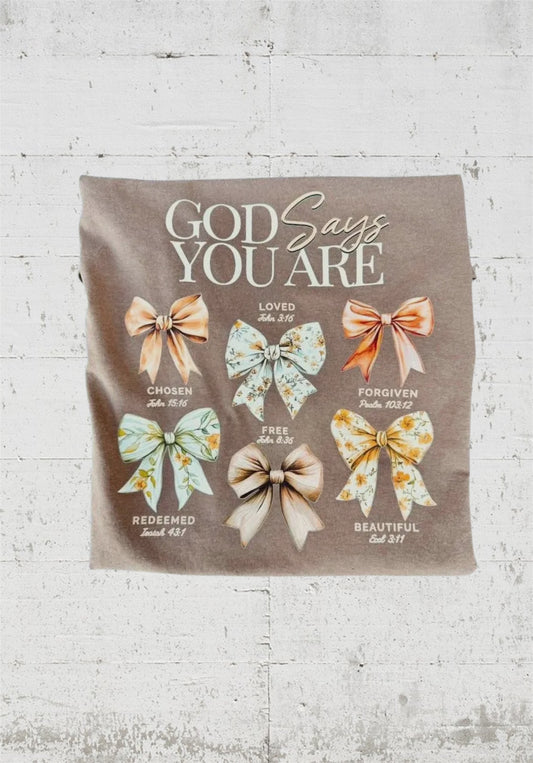 God Says Comfort Color Tee