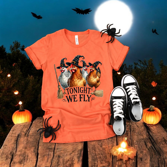 Tonight We Fly Chickens tshirt