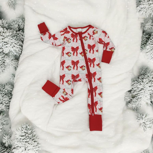 Baby Girls Santa Claus Christmas Sleeper